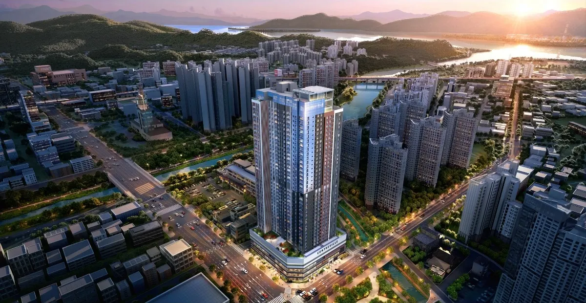 남춘천 센트레빌 조감도